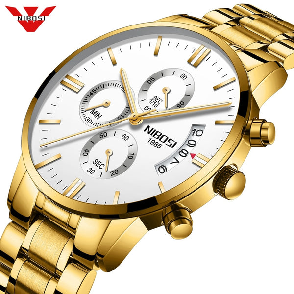 NIBOSI Man Watch 2019 Relogio Masculino Mens Watches Top Luxury Brand Sport Military Quartz Watch Men Wristwatch Male Clock Saat