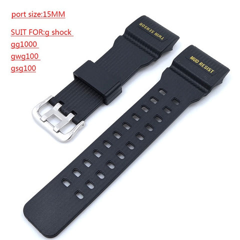 For casio Watches Watchband Silicone Rubber Bands EF Replace Electronic Wristwatch Band Sports Watch Straps 16mm 18mm 20mm 22mm