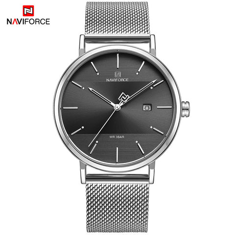 Newest Lover's Watches NAVIFORCE Quartz Simple Clock Men Women Waterproof Full Steel Couple Wristwatches Relogio Masculino 2019