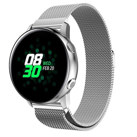 Milanese Loop Bracelet for Samsung Galaxy Watch Active Straps Stainless Steel Watch Strap 20mm Watch Band Galaxy Watch 42 Bands