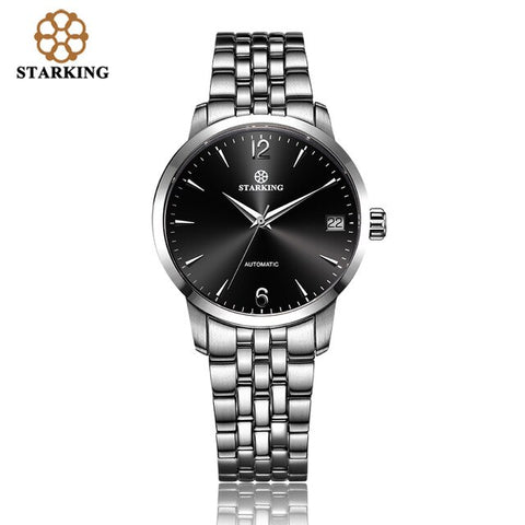 STARKING Women Watches Top Brand Luxury Rose Gold Lady Watch Stainless Steel Dress Women Watch Mechanical Wrist Watches Gift