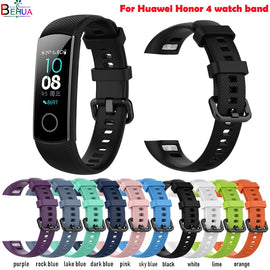 sport silicone watch band For Huawei Honor 4/Honor 5 smart watch wristband Replacement Original soft fashion strap Bracelet band