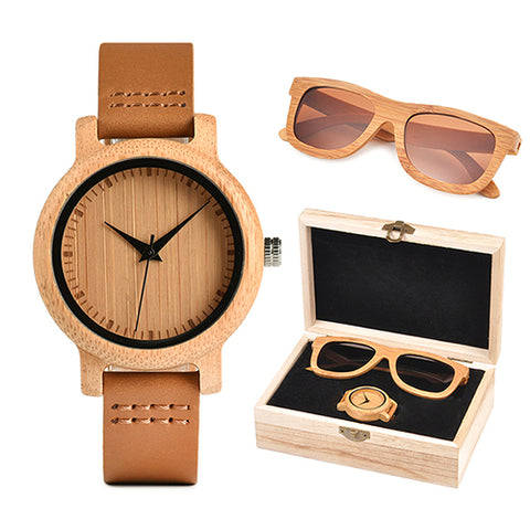 BOBO BIRD Luxury Women Watches Sunglasses Suit Present Box Gift Set for Ladies relogio feminino Accept Logo Drop Shipping