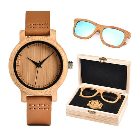 BOBO BIRD Luxury Women Watches Sunglasses Suit Present Box Gift Set for Ladies relogio feminino Accept Logo Drop Shipping