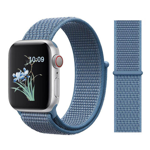 Nylon Sport Loop Soft Strap for Apple Watch 4/3/2/1 Breathable Replacement Watchbands For Apple Watch Band 38mm/40mm/42 mm/44 mm