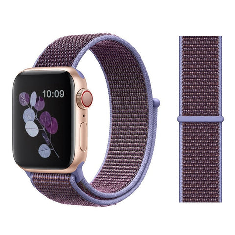 Nylon Sport Loop Soft Strap for Apple Watch 4/3/2/1 Breathable Replacement Watchbands For Apple Watch Band 38mm/40mm/42 mm/44 mm