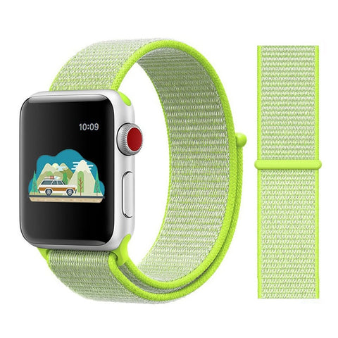 Nylon Sport Loop Soft Strap for Apple Watch 4/3/2/1 Breathable Replacement Watchbands For Apple Watch Band 38mm/40mm/42 mm/44 mm