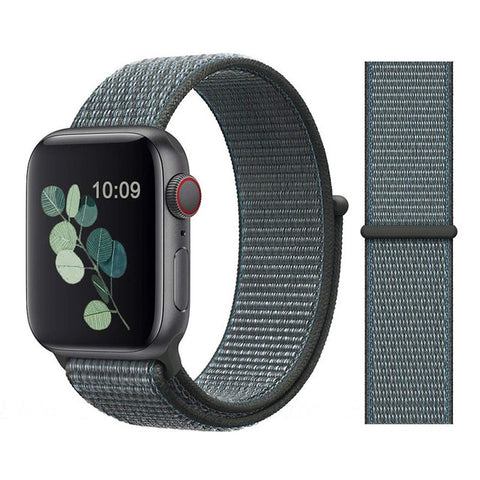 Nylon Sport Loop Soft Strap for Apple Watch 4/3/2/1 Breathable Replacement Watchbands For Apple Watch Band 38mm/40mm/42 mm/44 mm