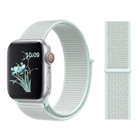 Nylon Sport Loop Soft Strap for Apple Watch 4/3/2/1 Breathable Replacement Watchbands For Apple Watch Band 38mm/40mm/42 mm/44 mm