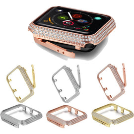 New Luxury Crystal Diamond watch Case cover For apple watch 4 44mm 40mm protection apple watch 42mm 38mm for iwatch series 3 2 1