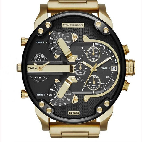 Top Brand Luxury Big Dial Men Watch Military Quartz Watch Casual Sports Business Metal Wristwatch Male Clock Relogio Masculino