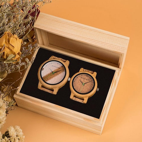 Couple Watch  こうのたろうTaro Kono Minister BOBOBIRD Wood Watch Men Wristwatch Customized Gift Lovers Anniversary Gifts in Wooden Box