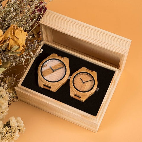 Couple Watch  こうのたろうTaro Kono Minister BOBOBIRD Wood Watch Men Wristwatch Customized Gift Lovers Anniversary Gifts in Wooden Box