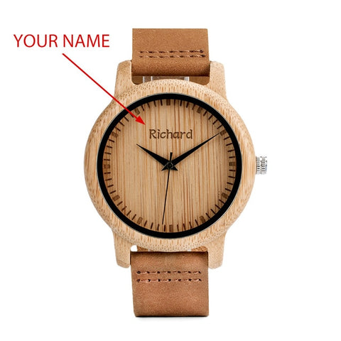 BOBO BIRD Couple Watch Men Women Wood Quarzt Wristwatches for Male Personalized Engraved Anniversary groomsman Gift