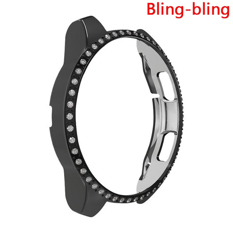 Case for Samsung Galaxy Watch 46mm 42mm/Gear S3 frontier bumper soft smart watch accessories plated protective diamond shellcase