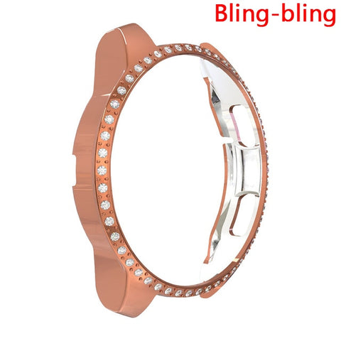 Case for Samsung Galaxy Watch 46mm 42mm/Gear S3 frontier bumper soft smart watch accessories plated protective diamond shellcase