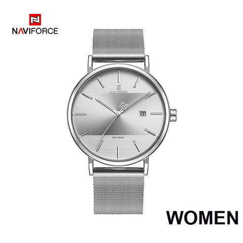 NAVIFORCE Lover's Watches for Men and Women Fashion Simple Quartz Wristwatch waterproof Date Clock Luxury Couple Watch gift 2019