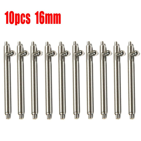 10pcs 1.5mm Diameter Watch Pin Pepair Tools & Kits Quick Release Watch Strap Spring Bars Pins 16MM 18MM 20MM 22MM 24MM