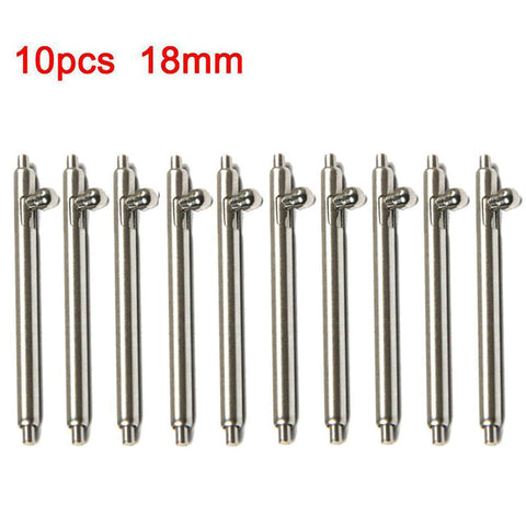 10pcs 1.5mm Diameter Watch Pin Pepair Tools & Kits Quick Release Watch Strap Spring Bars Pins 16MM 18MM 20MM 22MM 24MM