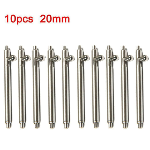 10pcs 1.5mm Diameter Watch Pin Pepair Tools & Kits Quick Release Watch Strap Spring Bars Pins 16MM 18MM 20MM 22MM 24MM