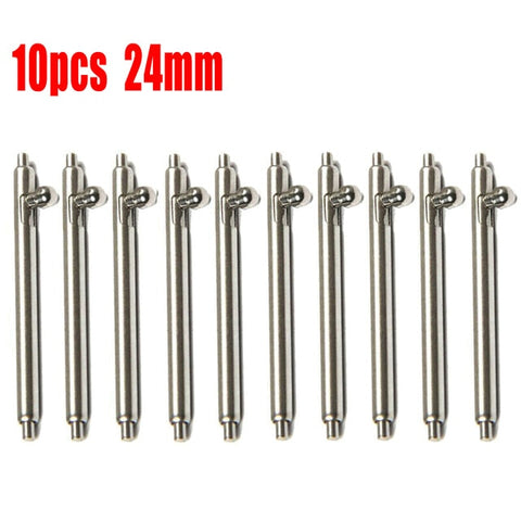 10pcs 1.5mm Diameter Watch Pin Pepair Tools & Kits Quick Release Watch Strap Spring Bars Pins 16MM 18MM 20MM 22MM 24MM