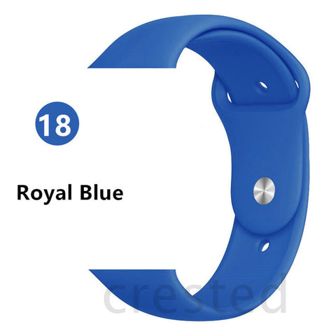 Silicone strap For Apple Watch band 44 mm/40mm iwatch Band 38mm 42mm Sport bracelet Rubber watchband for apple watch 5 4 3 2 1