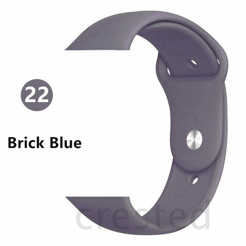 Silicone strap For Apple Watch band 44 mm/40mm iwatch Band 38mm 42mm Sport bracelet Rubber watchband for apple watch 5 4 3 2 1