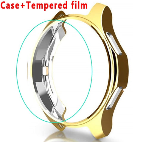 Case for Samsung Galaxy Watch 46mm 42mm/Gear S3 frontier bumper soft smart watch accessories plated protective diamond shellcase