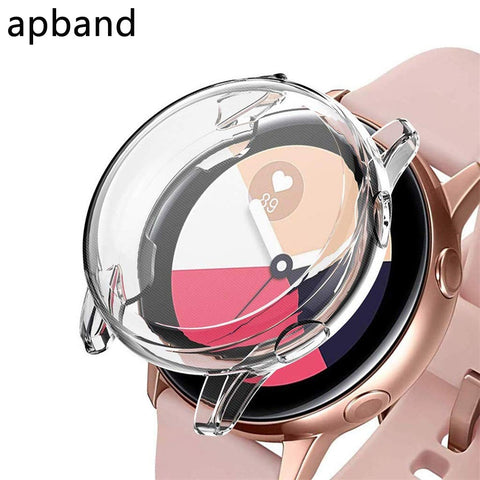 Cover For Samsung galaxy watch active case bumper Accessories Protector Full coverage soft silicone Screen Protection case