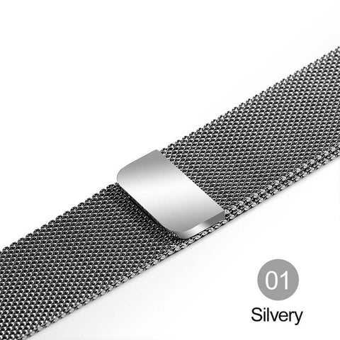 Milanese Loop For Apple Watch band strap 42mm/38mm iwatch 5/4/3/2/1Stainless Steel Link Bracelet wrist watchband magnetic buckle