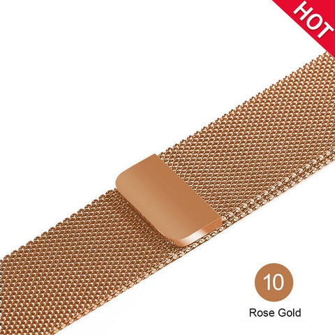 Milanese Loop For Apple Watch band strap 42mm/38mm iwatch 5/4/3/2/1Stainless Steel Link Bracelet wrist watchband magnetic buckle