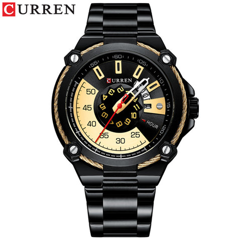 CURREN New Top Brand Men Watches Men's Full Steel Waterproof Casual Quartz Date Clock Male Wrist watch relogio masculino