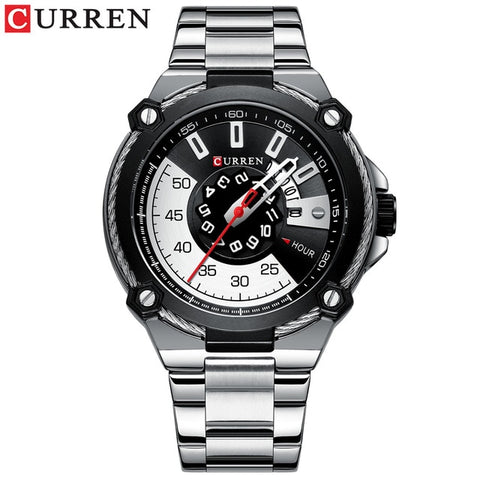 CURREN New Top Brand Men Watches Men's Full Steel Waterproof Casual Quartz Date Clock Male Wrist watch relogio masculino