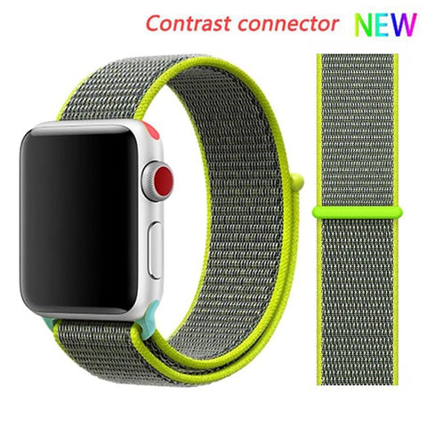 Nylon Strap for Apple watch 5 Band 44mm 40mm iWatch band 42mm 38mm Sport Loop Watchband bracelet Apple watch 4 3 2 1 38 40 44 mm