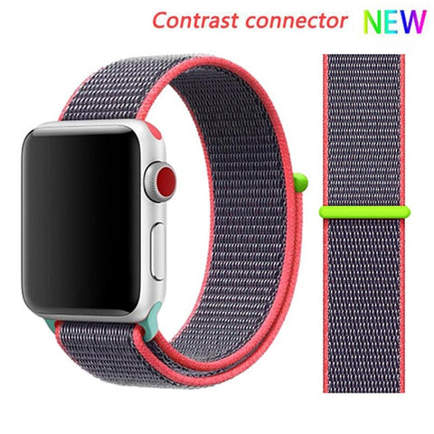 Nylon Strap for Apple watch 5 Band 44mm 40mm iWatch band 42mm 38mm Sport Loop Watchband bracelet Apple watch 4 3 2 1 38 40 44 mm