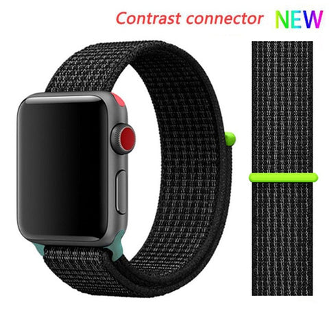 Nylon Strap for Apple watch 5 Band 44mm 40mm iWatch band 42mm 38mm Sport Loop Watchband bracelet Apple watch 4 3 2 1 38 40 44 mm