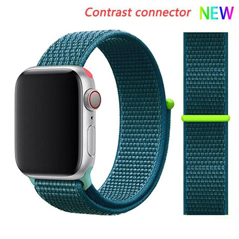 Nylon Strap for Apple watch 5 Band 44mm 40mm iWatch band 42mm 38mm Sport Loop Watchband bracelet Apple watch 4 3 2 1 38 40 44 mm