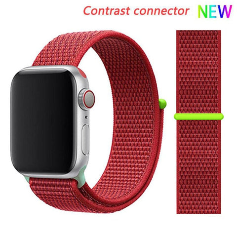 Nylon Strap for Apple watch 5 Band 44mm 40mm iWatch band 42mm 38mm Sport Loop Watchband bracelet Apple watch 4 3 2 1 38 40 44 mm