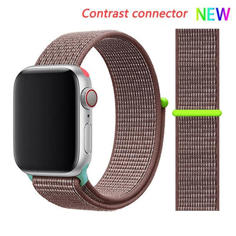 Nylon Strap for Apple watch 5 Band 44mm 40mm iWatch band 42mm 38mm Sport Loop Watchband bracelet Apple watch 4 3 2 1 38 40 44 mm