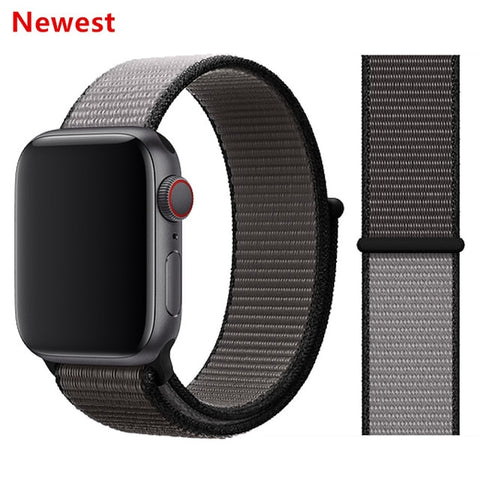 Nylon Strap for Apple watch 5 Band 44mm 40mm iWatch band 42mm 38mm Sport Loop Watchband bracelet Apple watch 4 3 2 1 38 40 44 mm