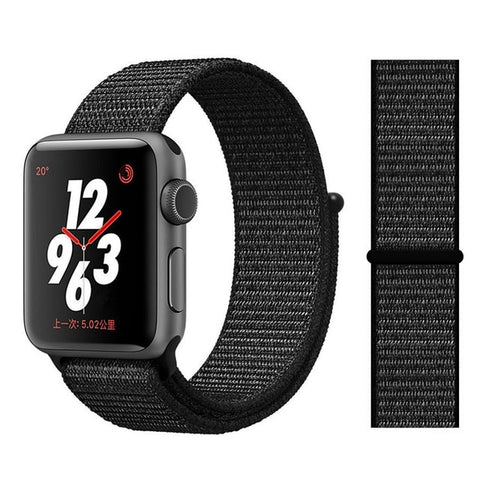 Nylon Strap for Apple watch 5 Band 44mm 40mm iWatch band 42mm 38mm Sport Loop Watchband bracelet Apple watch 4 3 2 1 38 40 44 mm