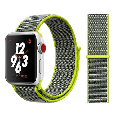 Nylon Strap for Apple watch 5 Band 44mm 40mm iWatch band 42mm 38mm Sport Loop Watchband bracelet Apple watch 4 3 2 1 38 40 44 mm