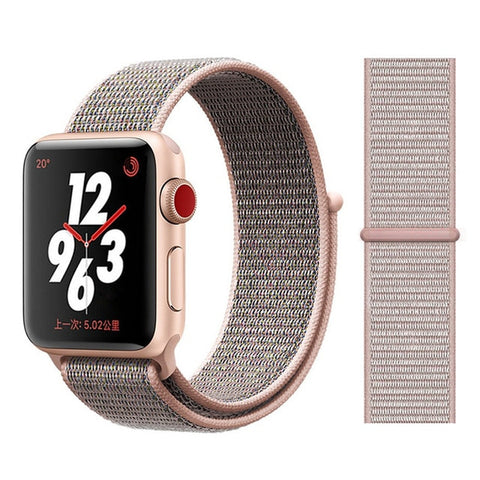 Nylon Strap for Apple watch 5 Band 44mm 40mm iWatch band 42mm 38mm Sport Loop Watchband bracelet Apple watch 4 3 2 1 38 40 44 mm