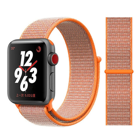 Nylon Strap for Apple watch 5 Band 44mm 40mm iWatch band 42mm 38mm Sport Loop Watchband bracelet Apple watch 4 3 2 1 38 40 44 mm