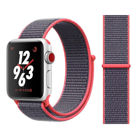 Nylon Strap for Apple watch 5 Band 44mm 40mm iWatch band 42mm 38mm Sport Loop Watchband bracelet Apple watch 4 3 2 1 38 40 44 mm