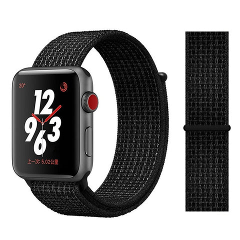 Nylon Strap for Apple watch 5 Band 44mm 40mm iWatch band 42mm 38mm Sport Loop Watchband bracelet Apple watch 4 3 2 1 38 40 44 mm