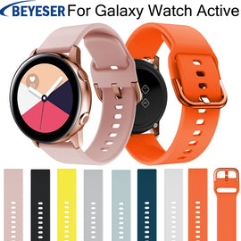 20mm silicone watchbands for Samsung Galaxy Watch Active 2 bracelet smart sport strap for Samsung galaxy watch 42mm watch strap