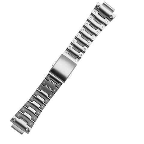 Solid stainless steel watchband for casio GW-M5610 DW5600 GW-5000 DW-5030 G-5600 watch band and frame case solid metal bracelet