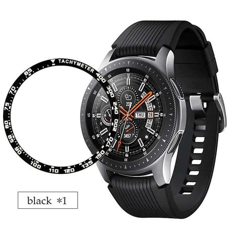 Metal cover For Samsung Galaxy Watch 46mm/42mm Case Gear S3 Frontier/Classic sport Adhesive Cover band strap Accessories 46/42 3