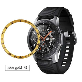 Metal cover For Samsung Galaxy Watch 46mm/42mm Case Gear S3 Frontier/Classic sport Adhesive Cover band strap Accessories 46/42 3